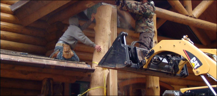 Log Home Log Replacement  New Bavaria, Ohio