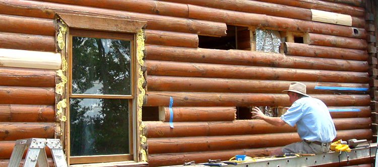 Log Home Repair New Bavaria, Ohio