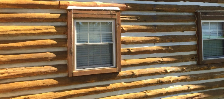 Log Home Whole Log Replacement  Deshler, Ohio