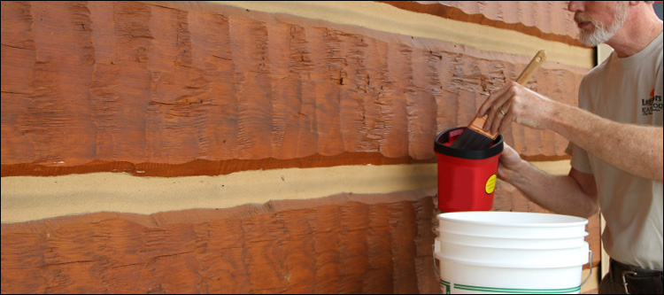 Professional Log Home Staining  Mc Clure, Ohio