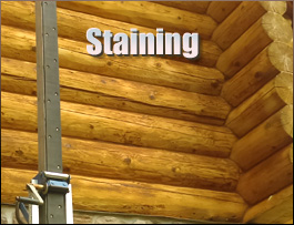  Henry County, Ohio Log Home Staining